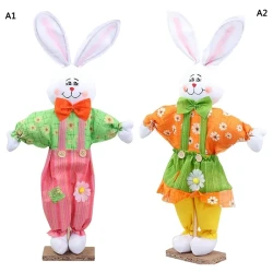 Rabbit Scarecrow Toy