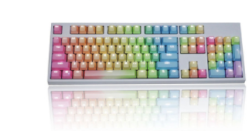 Word Penetration Dyed Keycap 104PBT Material Translucent