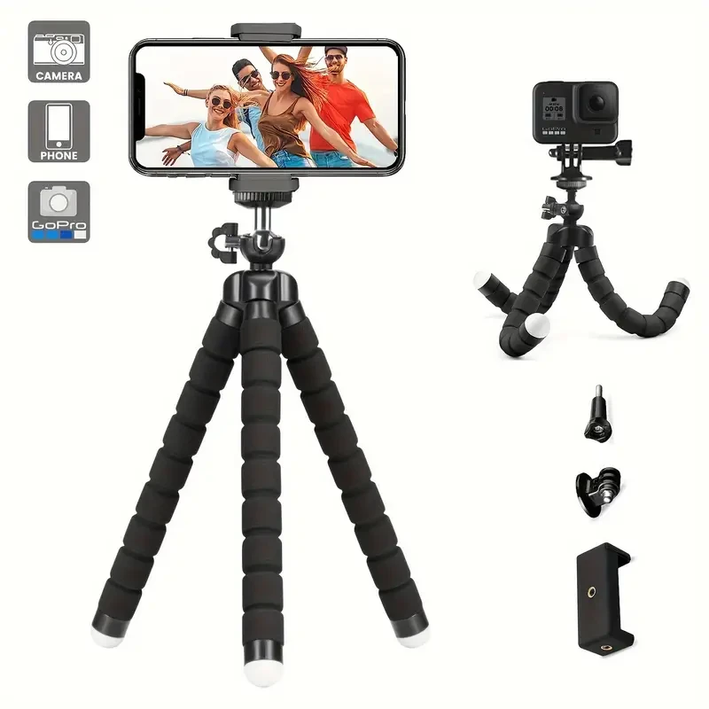 Flexible Mini Phone 360° Rotating Tripod