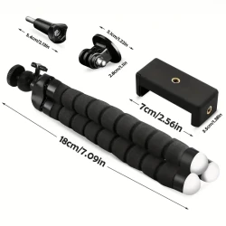 Flexible Mini Phone 360° Rotating Tripod