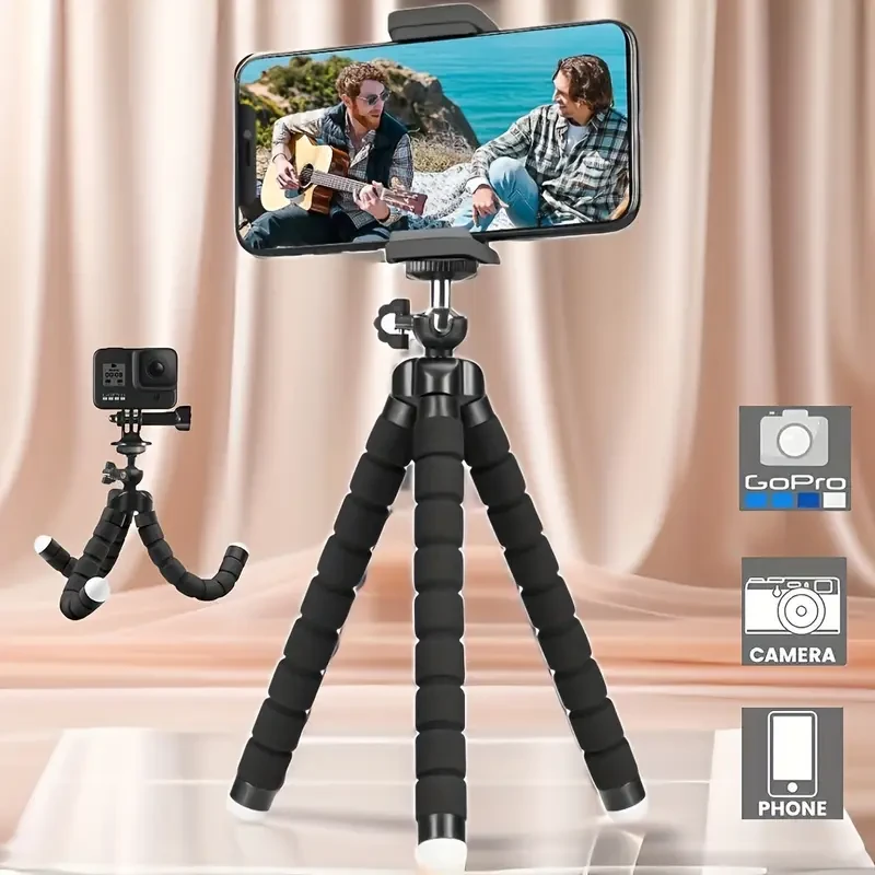 Flexible Mini Phone 360° Rotating Tripod