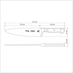 Century Forged Chefs Knife 8", 20cm - Tramontina