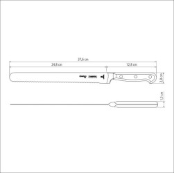 Century Ham Slicer, 10", 25cm - Tramontina