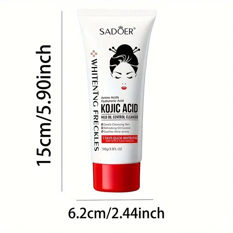 SADŌER Kojic Acid Whitening Facial Cleanser Gel