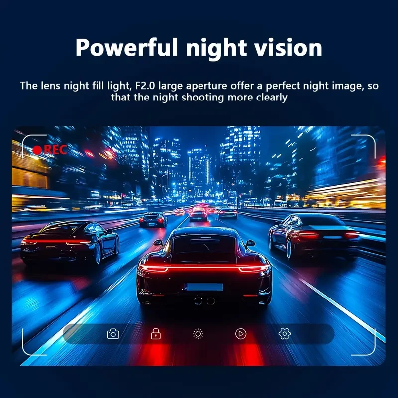 ZKCAMSPY HD 1080P Dash Cam with 170° Wide Angle