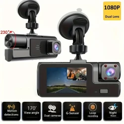ZKCAMSPY HD 1080P Dash Cam with 170° Wide Angle