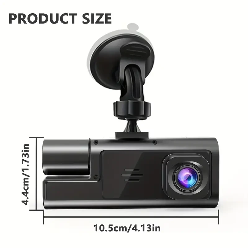 ZKCAMSPY HD 1080P Dash Cam with 170° Wide Angle