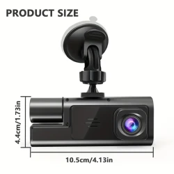 ZKCAMSPY HD 1080P Dash Cam with 170° Wide Angle