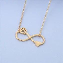 Women's Fashion Cute Footprints Pendant Item