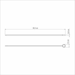 Churrasco Skewer 30cm 6 Piece Set  - Tramontina