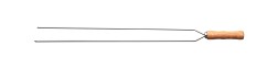 Heavy Duty Duel Prong Stainless Steel Skewer Wood Handle 75cm  - Tramontina