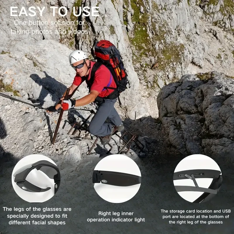 HD 1080P Video Smart Glasses – Capture Life in High Definition