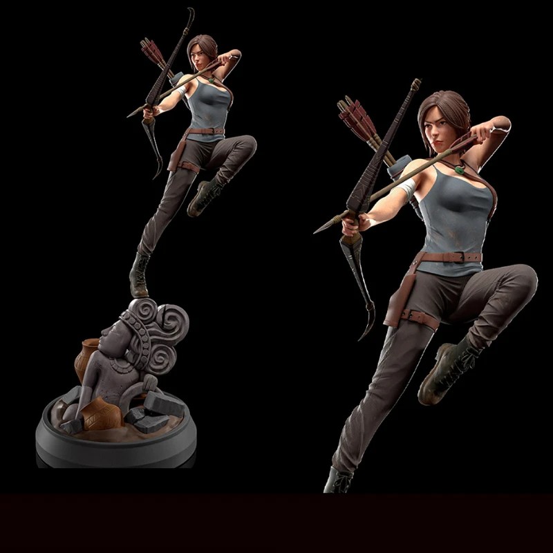 Laura’s Adventure Resin Figure 1/24 Scale 115mm Model Kit