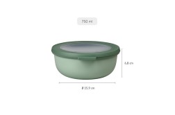Cirqula Round 750ml Nordic Sage  - Mepal