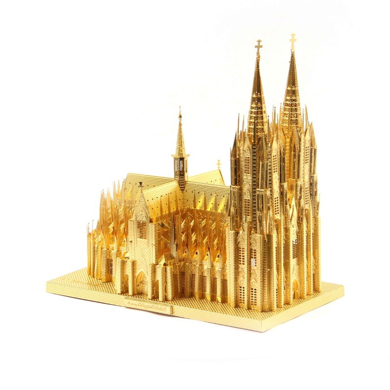 3D Three-dimensional Metal Children's Diy Cottage Assembly