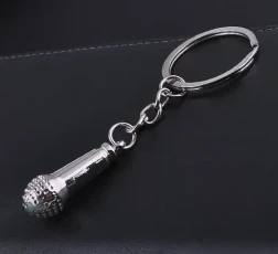 Microphone Keychain Car Keyring