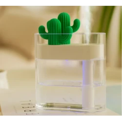 Transparent Landscape Cactus Portable Humidifier