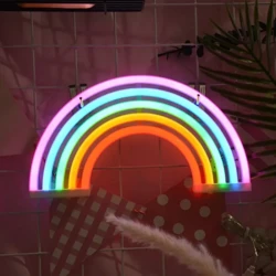 LED wall hanging rainbow neon