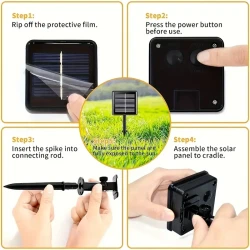 GoldenCentury Solar String Lights