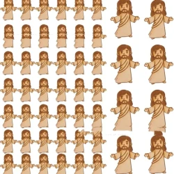 Mini Wooden Jesus Villain Diy