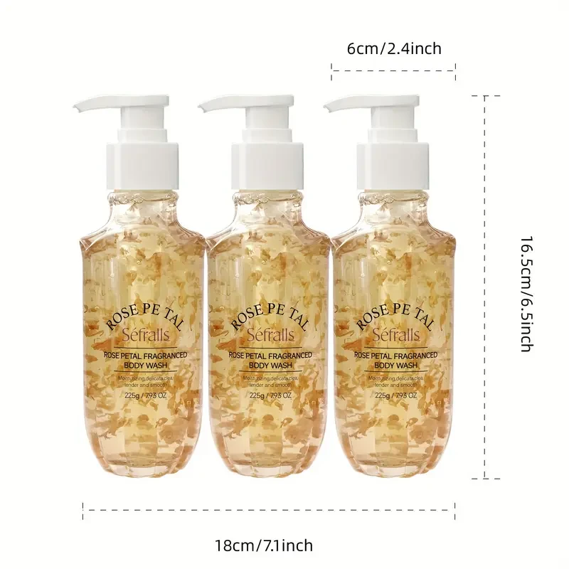 Séfralls Rose Petal Fragrance Shower Gel