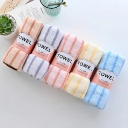 5pcs Soft Coral Fleece Towels