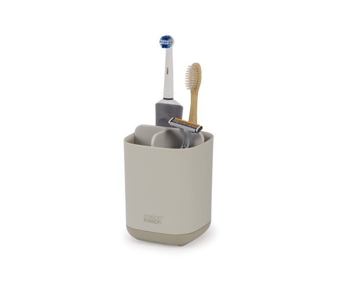 EasyStore Toothbrush Caddy - Ecru - Joseph Joseph