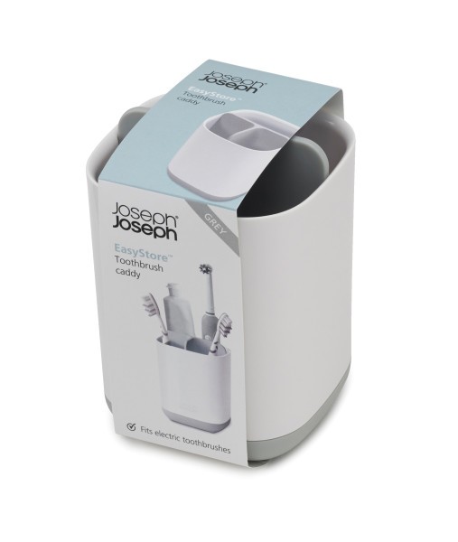 EasyStore Toothbrush Caddy - Grey - Joseph Joseph
