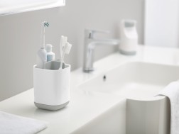 EasyStore Toothbrush Caddy - Grey  - Joseph Joseph