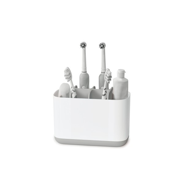 Easystore Toothbrush Caddy Large - Grey - Joseph Joseph