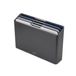 Folio 4-piece Chopping Board Set (Regular) - Graphite  - Joseph Joseph