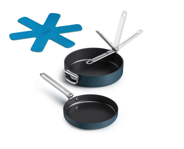 Space 2 Piece Non-Stick Induction Frying Pan Set - Joseph Joseph