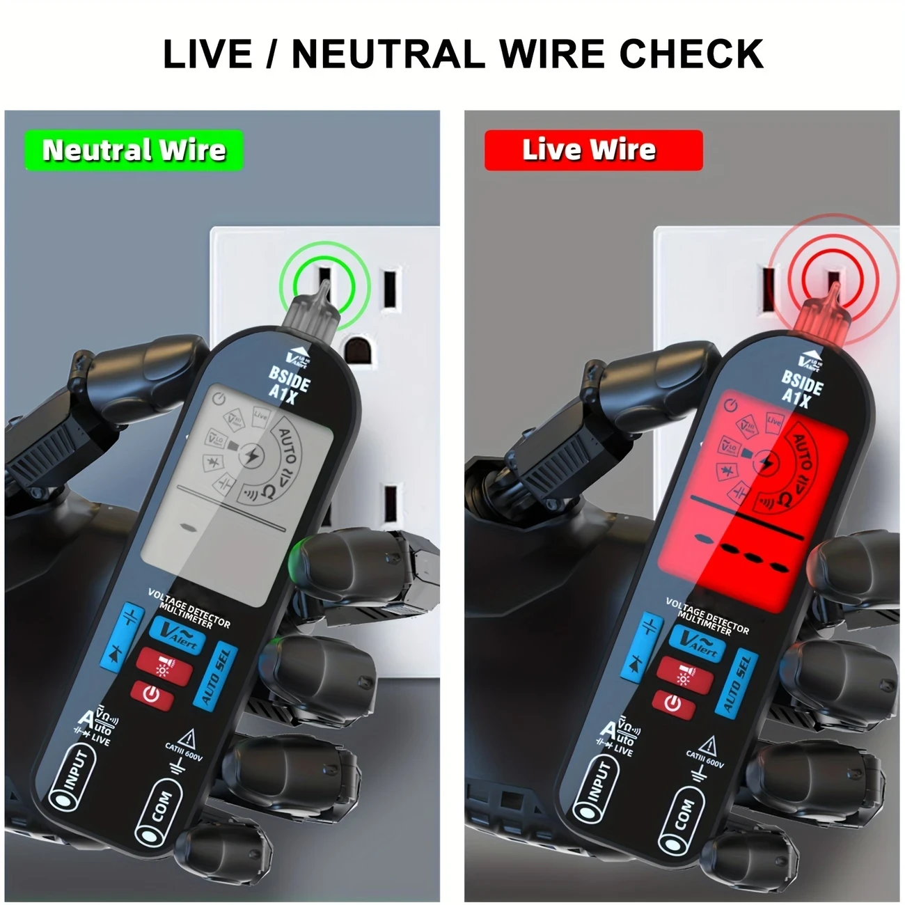 Rechargeable BSIDE A1X Smart Digital Multimeter