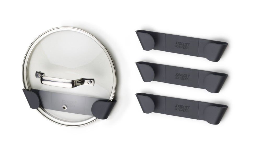 CupboardStore Set of 4 In-cupboard Pan Lid Holders - Joseph Joseph