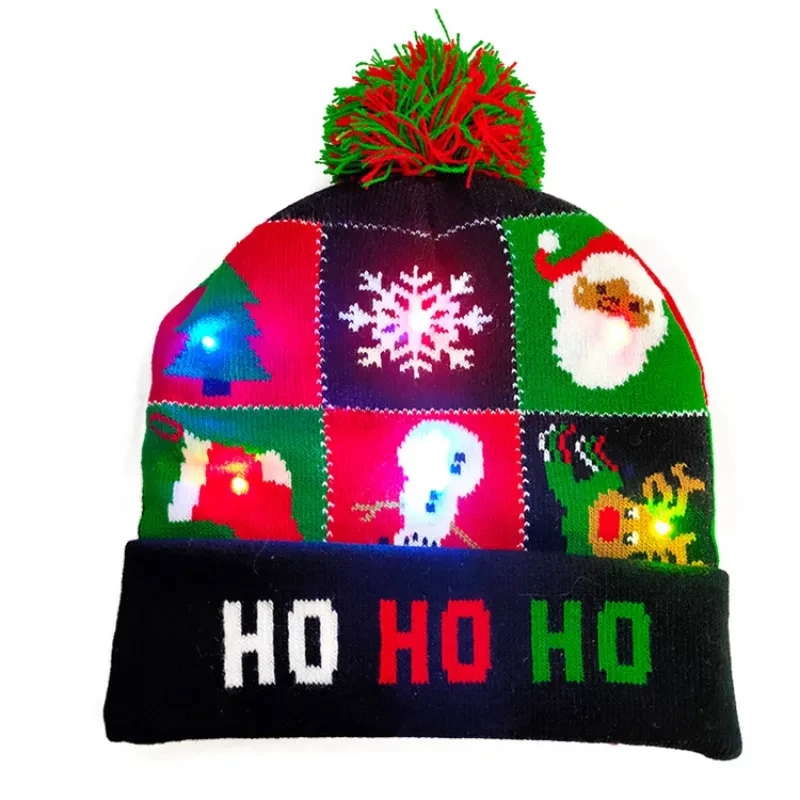 Christmas Theme LED Beanies - Buy 3 Free Shipping