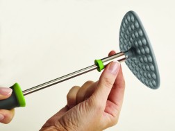 Delta Folding Masher - Grey / Green  - Joseph Joseph