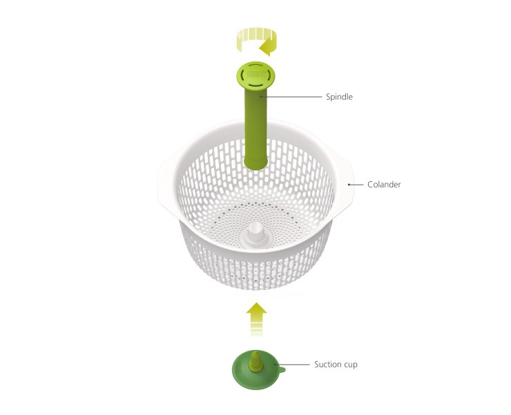 Spindola Spinning Colander - Joseph Joseph