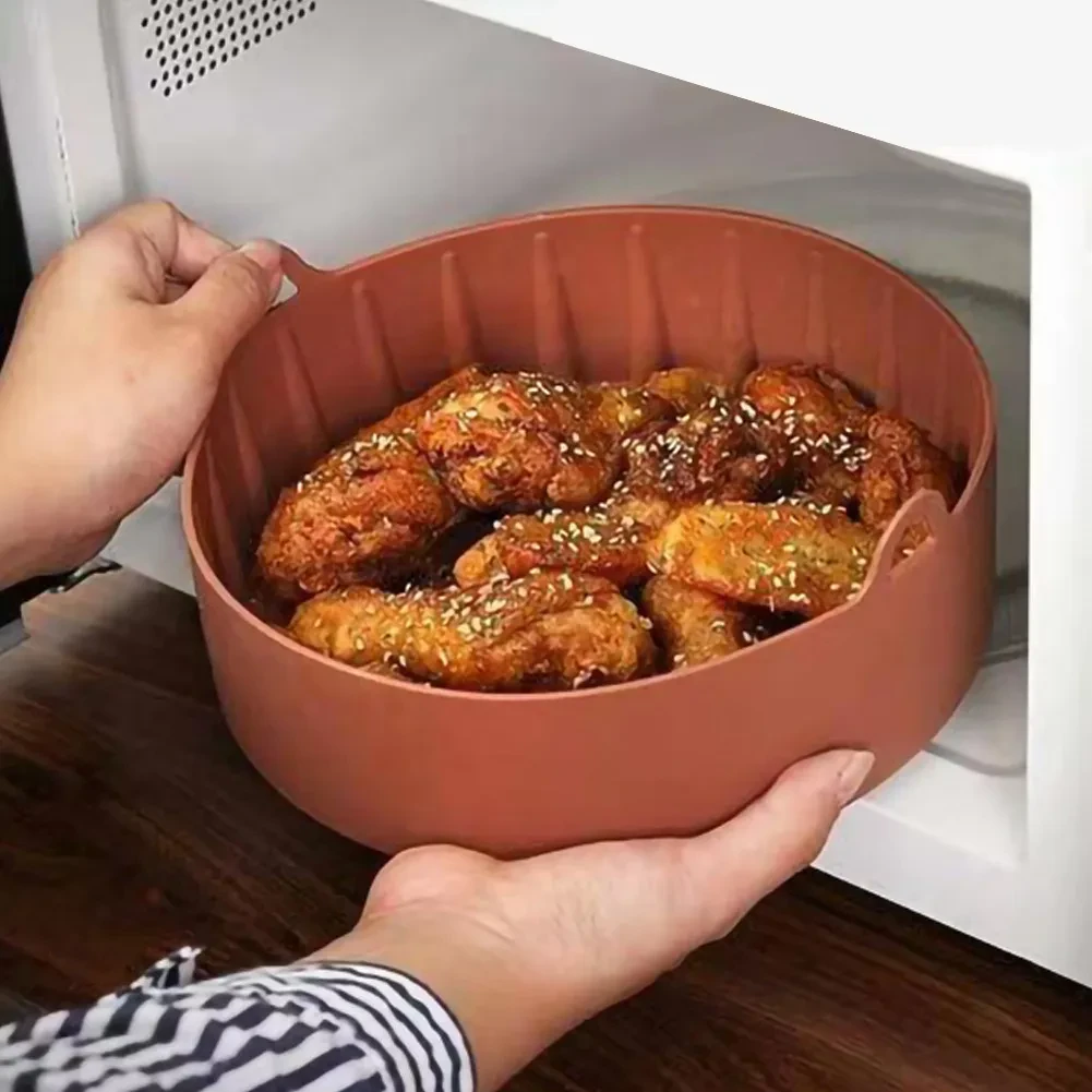 Air Fryer Silicone Baking Tray(Reusable)