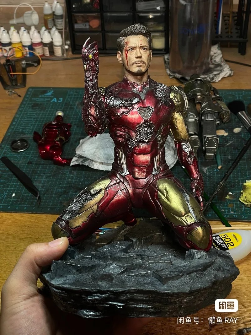 Iron Man Mk85 Snap Kneeling Statue – Avengers Endgame Anime Figure