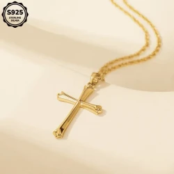 Fashion Cross Pendant Necklace for Men And Women