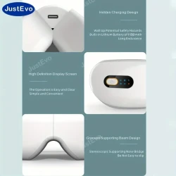 JustEvo Rechargeable Eye Mask with Heat & Music