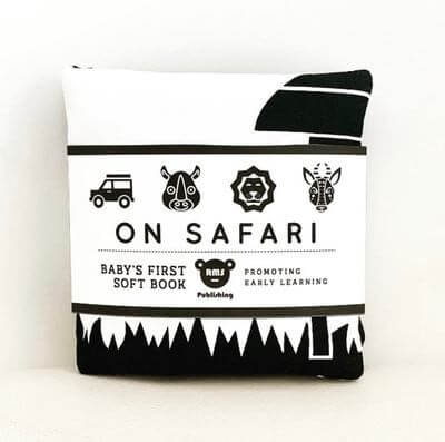 Baby's First Soft Contrast Book | On Safari