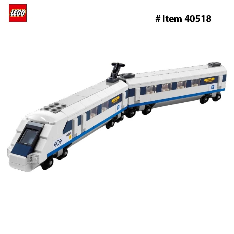 Lego 40518 Creator High-Speed Train 2 – Connected Carriage with Driver's Compartment and Sloping Front
