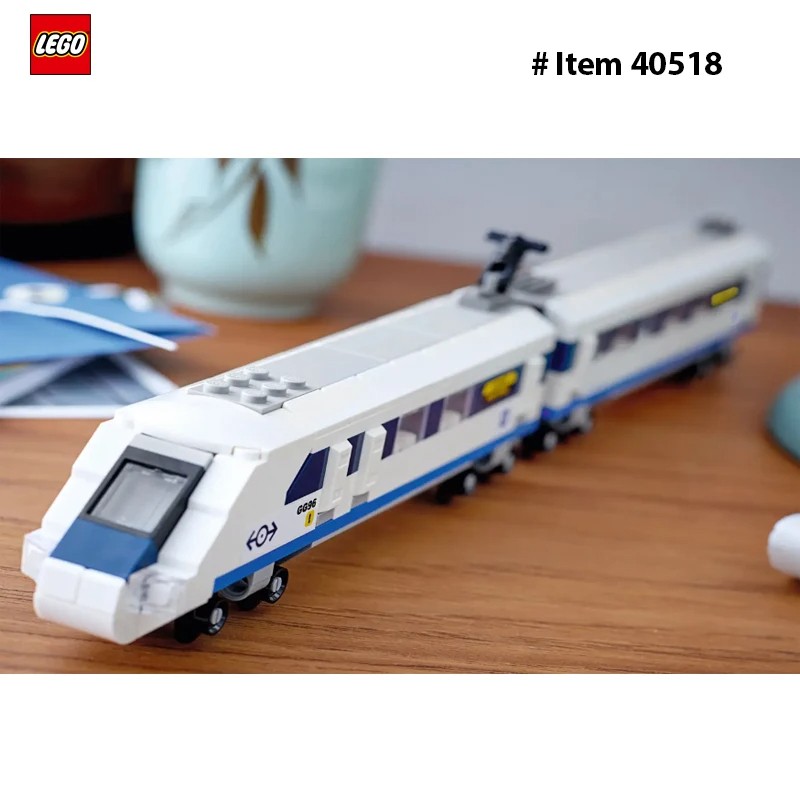 Lego 40518 Creator High-Speed Train 2 – Connected Carriage with Driver's Compartment and Sloping Front