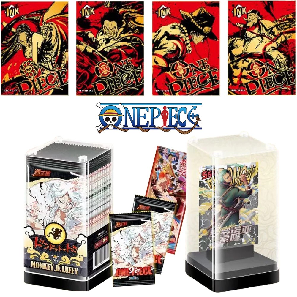 One Piece Cards Japanese Anime Character Collection Cards – Booster Box Full Set, Luffy, Roronoa Zoro, and More