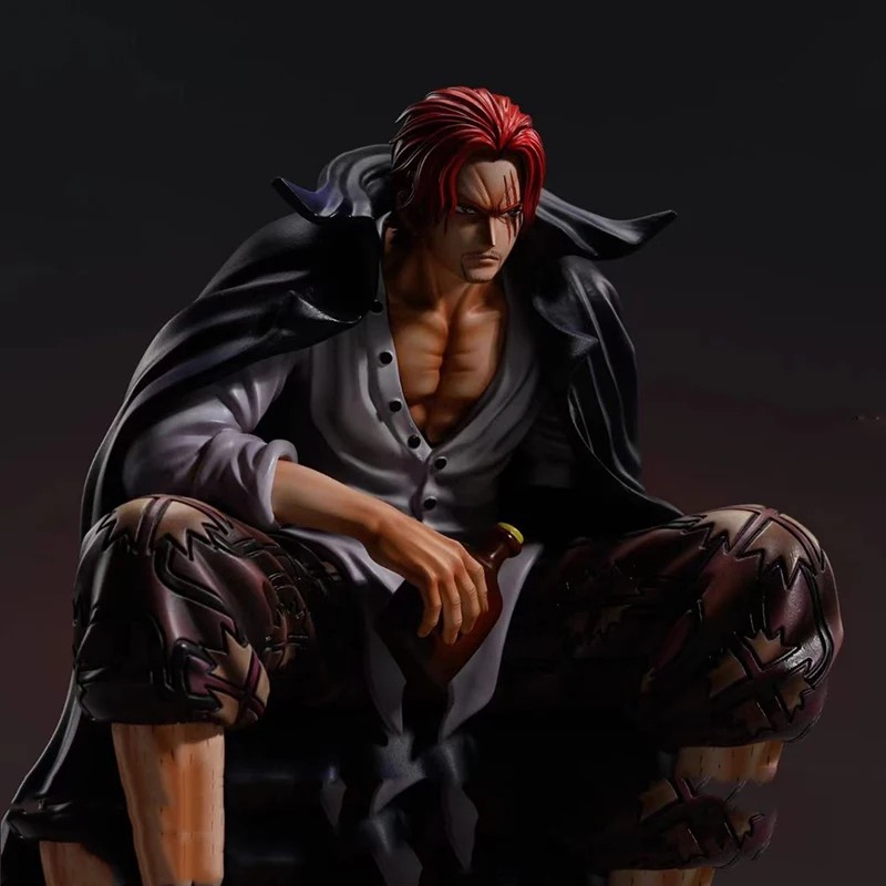 17cm One Piece Shanks Anime Figure – Film Red Yonko Red Hair Shanks PVC Statue