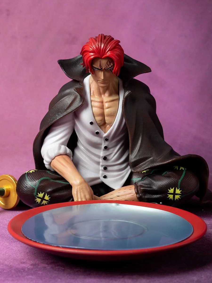 17cm One Piece Shanks Anime Figure – Film Red Yonko Red Hair Shanks PVC Statue