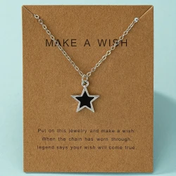 Elegant & Sexy Star Pendant Necklace for Women – Zinc Alloy, Perfect for Daily Wear or Vacation