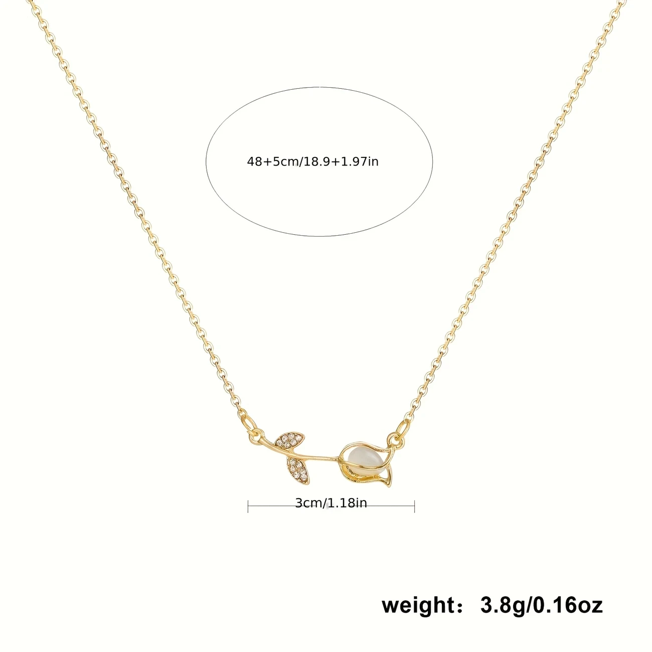 A Minimalist Luxury Tulip Necklace for Women – Perfect for Everyday Wear