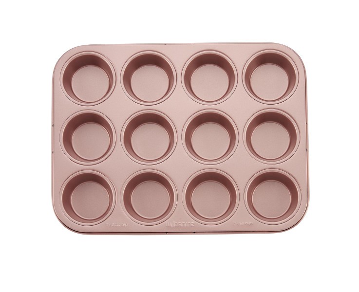 Rose Gold Muffin Pan 12 Cup - Wiltshire